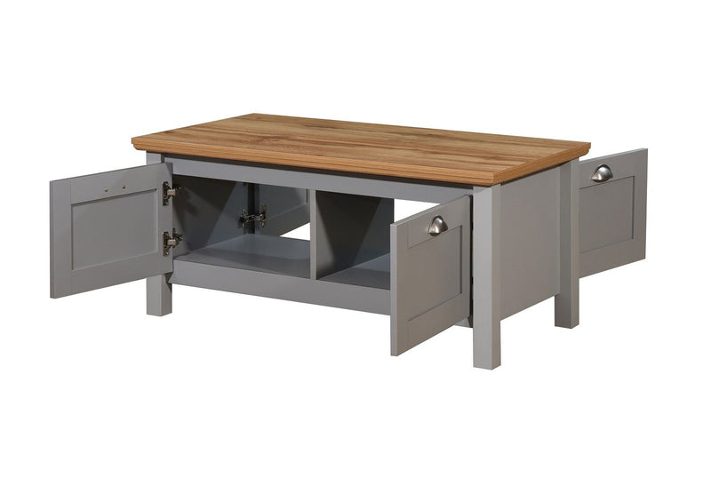 4 Door Merlin Grey Coffee Table