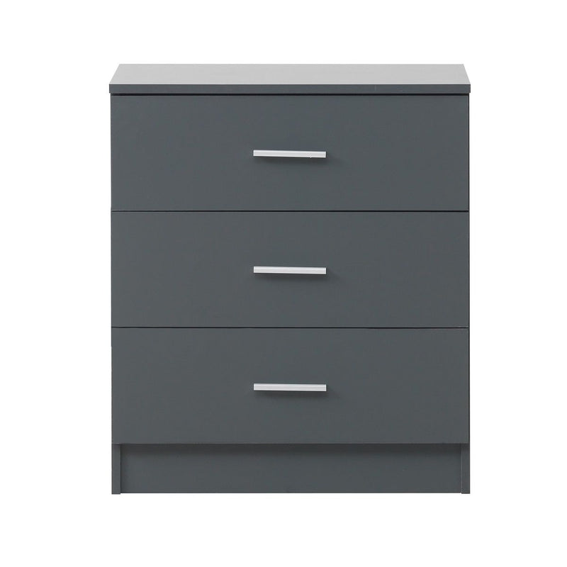 Anthracite 3 Drawer Chest