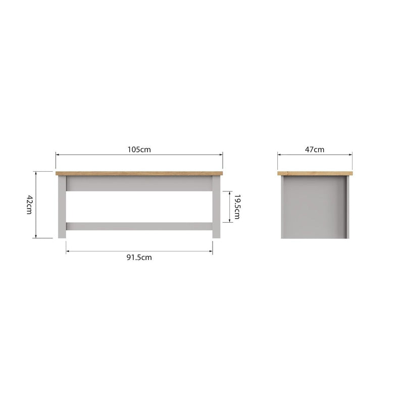 Slide Top Coffee Table