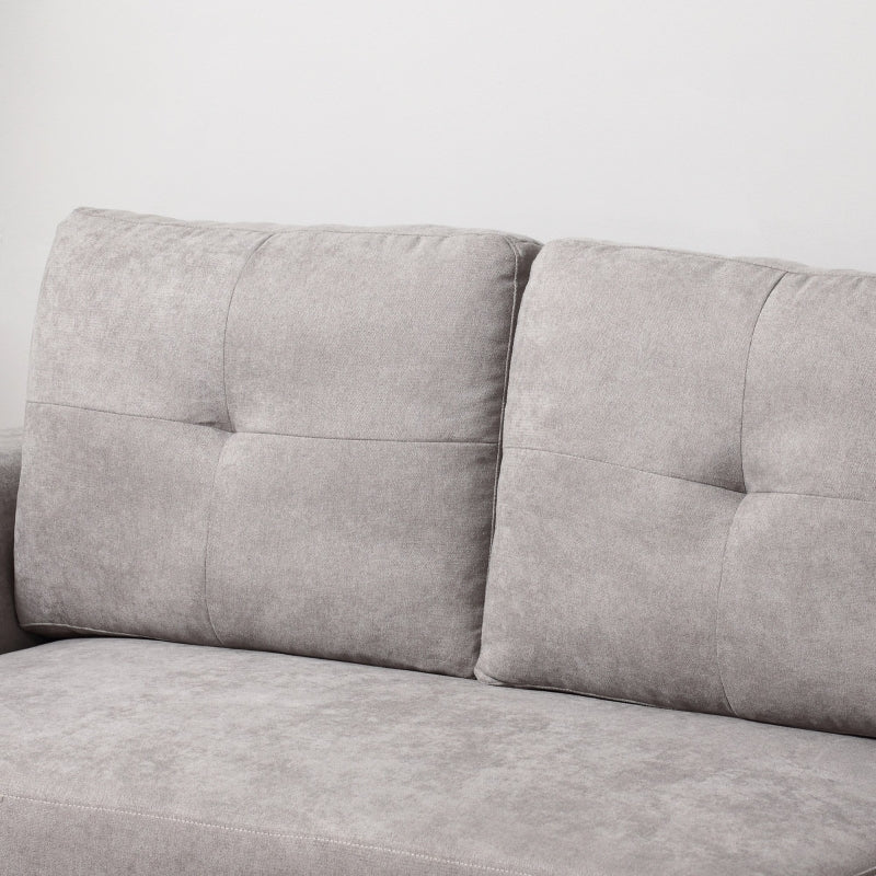 Grey Studio Corner Sofabed With Storage