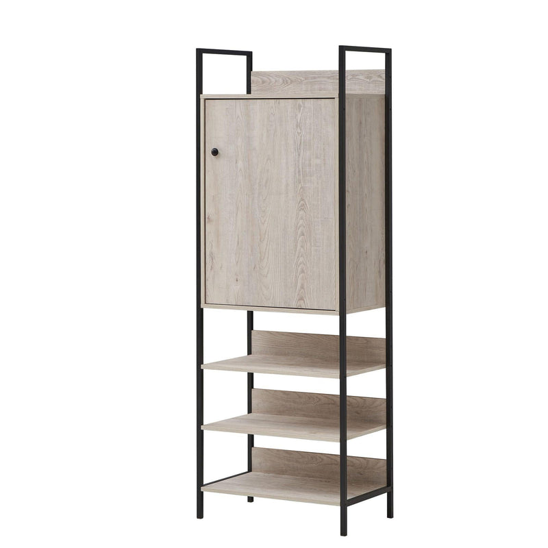 Zahra 3 Piece Bedroom Furniture Set Open Wardrobes - Bedroom Sets